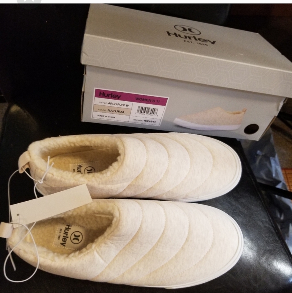 Hurley Ladies' Puff Clog Shoe NIB Size 11